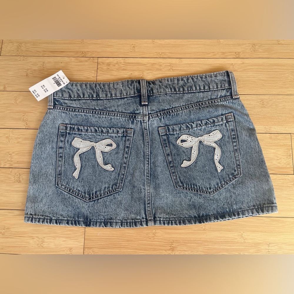 Hollister Blue Casual Mini Skirt - Picture 2 of 5